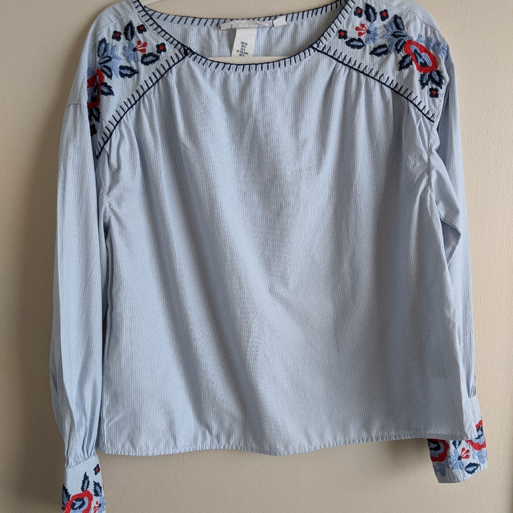 LOGG striped top Sz 6